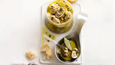 Marinated mushrooms