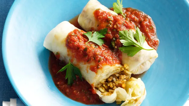 Pork and cabbage rolls