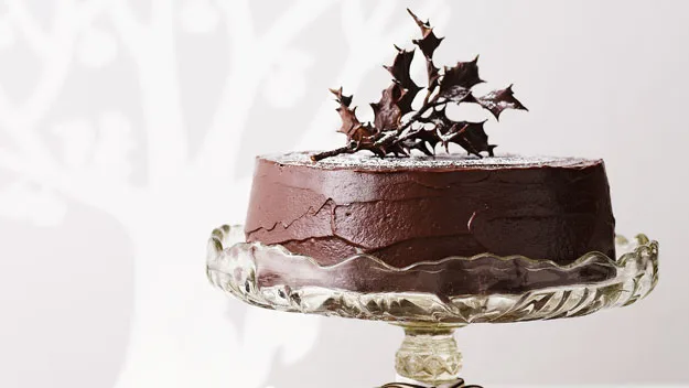 Rich chocolate fruit cake