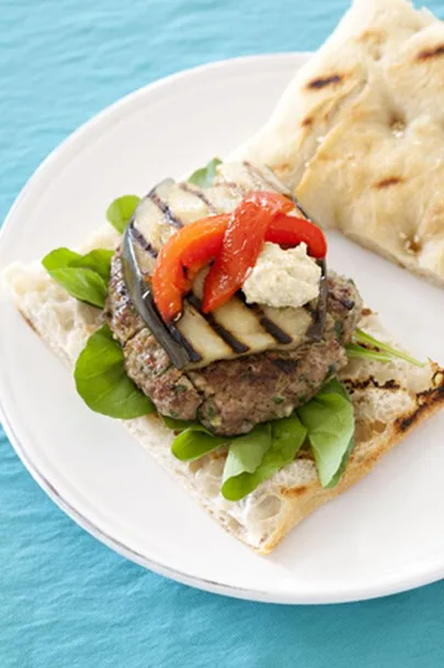 Turkish lamb burger