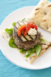 Turkish lamb burger
