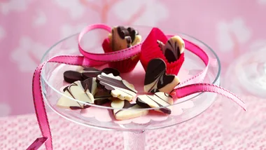 Marbled chocolate thins