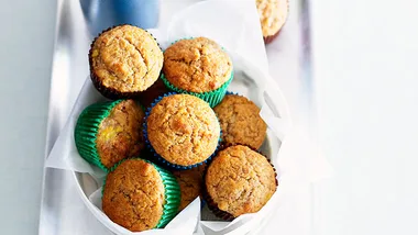 Banana bran muffins