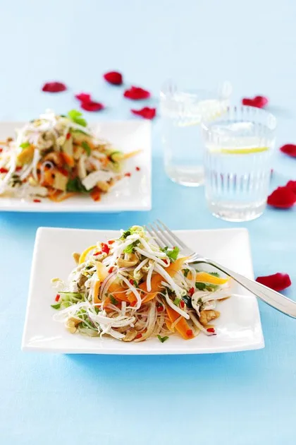 Chicken vermicelli salad