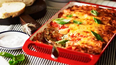 Spinach and ricotta cannelloni