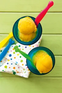 Mango & lime ice