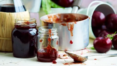 Spiced plum and port jam