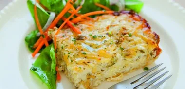 Grated potato casserole