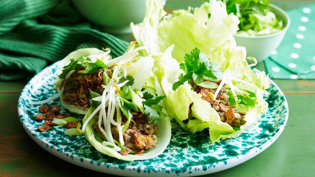 Mushroom san choy bow