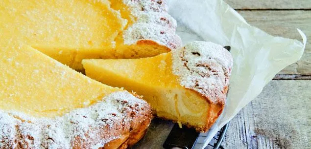 Zesty lemon ricotta tart