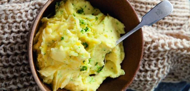 garlic mashed potato, mashed potato, potato