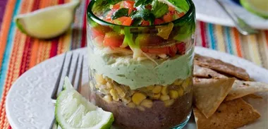 Five-layer Mexican dip