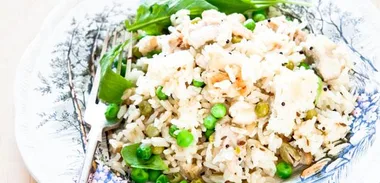 Spiced chicken and rice pilaf