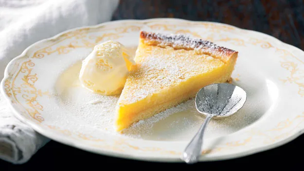 Lemon lime tart