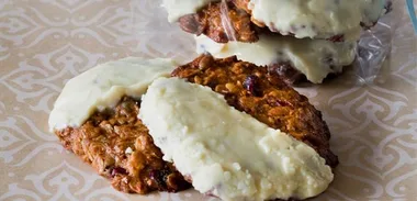 Christmas oat biscuits