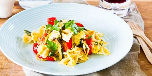 Roasted vegetable pasta
