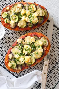 Individual Vegetable Pizzas