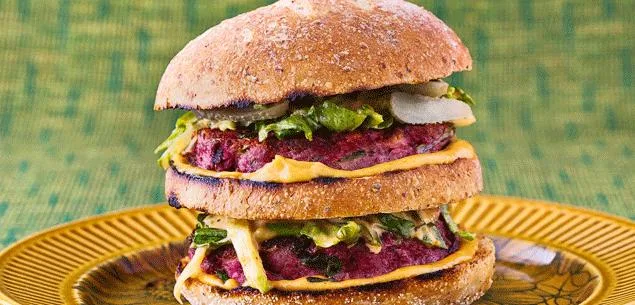 Big Mike&rsquo;s beef and veggie burgers