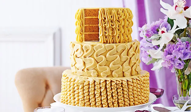 Salted caramel celebration cake