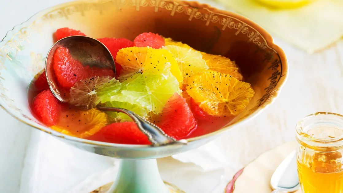 Vanilla citrus salad