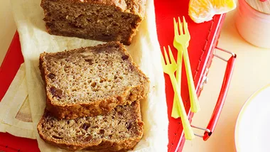 Gluten-free banana and date loaf