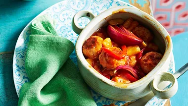 Sweet and sour pork meatballs