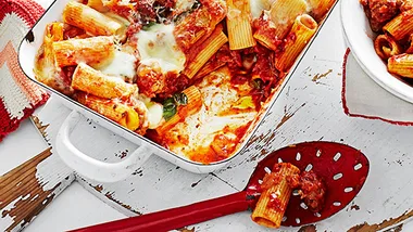 Italian sausage pasta bake