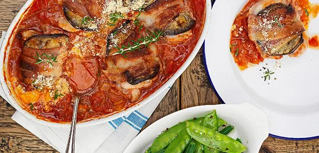 Chicken and eggplant provencal