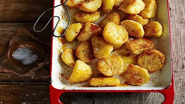 Salt and pepper roast potatoes