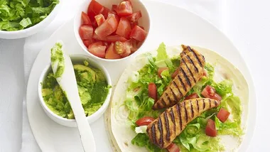 Mexican chicken wraps
