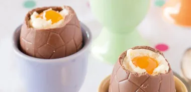 Cheesecake easter eggs