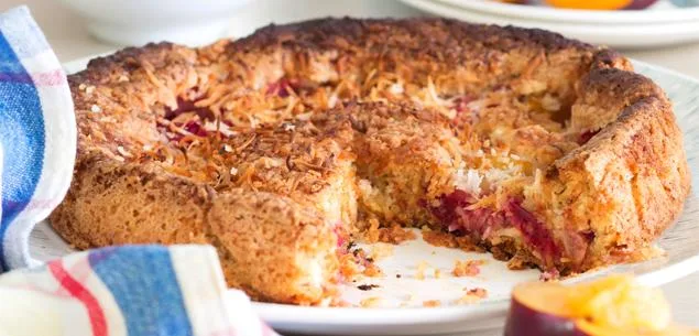 Gluten free plum cake