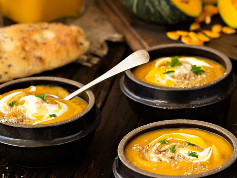 Neighbourly pumpkin soup