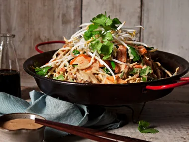 Beef satay noodles
