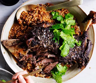 Eight-hour lamb shoulder