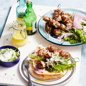 Pork souvlaki