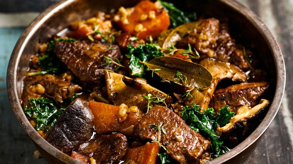 Beef and barley casserole