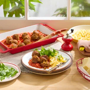 Tomato & basil meatballs