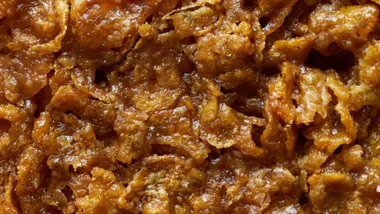 Close-up of Cornflake crack