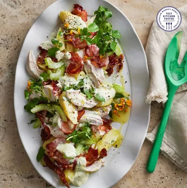 Chicken and potato salad with zesty yoghurt dressing | NZ Woman's Weekly Food