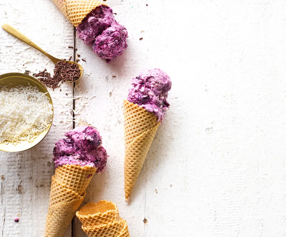 Blueberry cheesecake icecream