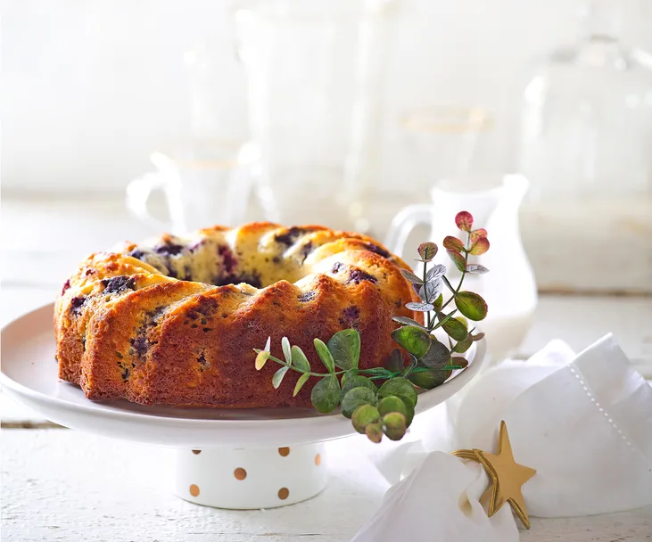 Dairy-free blueberry and almond cake