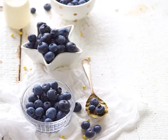 In season with Food magazine: blueberries
