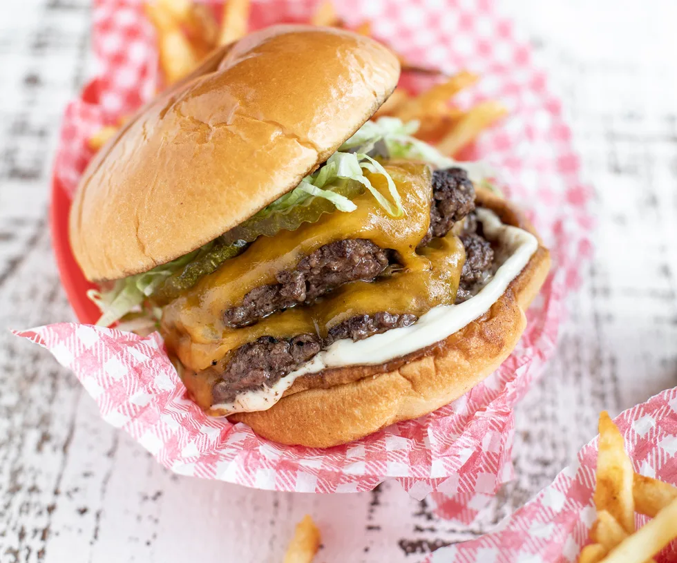 The Backyard Cook's smash burgers