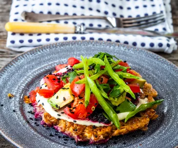 Nici Wickes' sauerkraut fritters