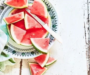 In season with Food magazine: watermelon