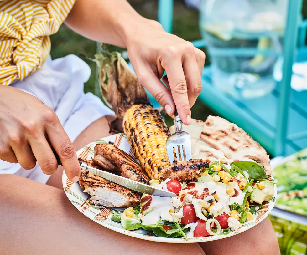 Orange and cumin marinated grilled chicken