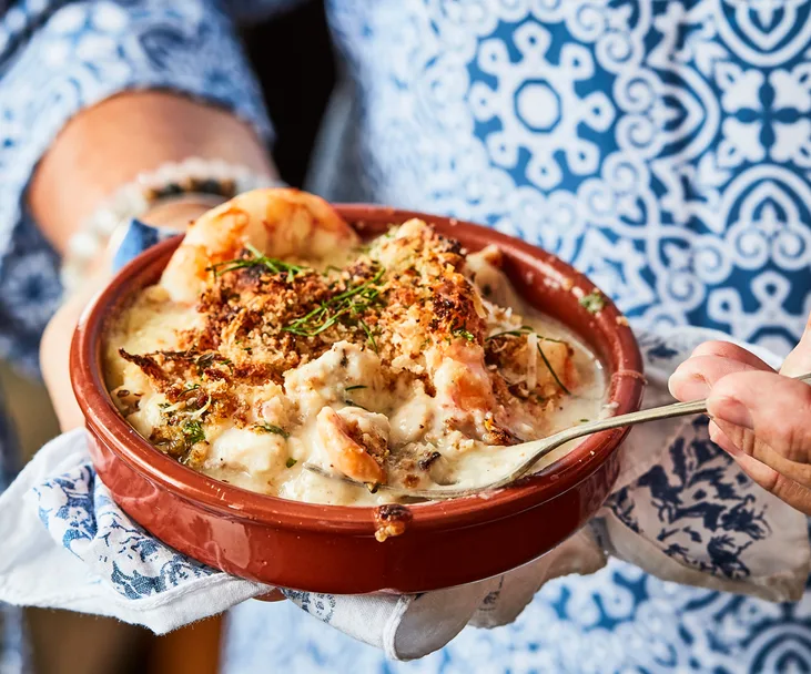 Easy seafood mornay