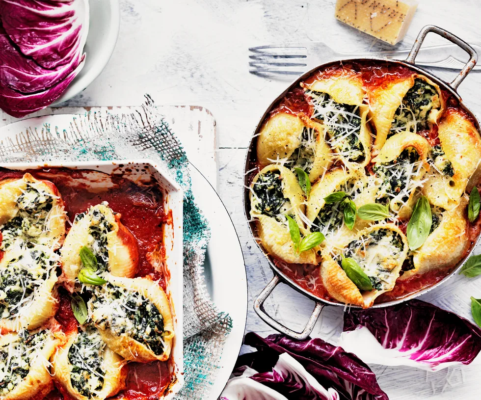 ricotta and spinach pasta bake