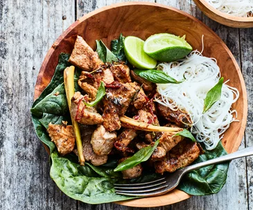 Ginger and lemongrass pork